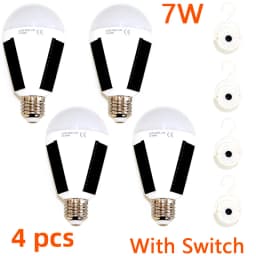 E27 Rechargeable LED Solar Bulb Lamp 7W 12W 85V-265V Outdoor Emergency Solar Powered Bulb Travel Fishing Camping Light Tent lamp