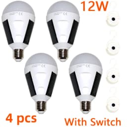 E27 Rechargeable LED Solar Bulb Lamp 7W 12W 85V-265V Outdoor Emergency Solar Powered Bulb Travel Fishing Camping Light Tent lamp