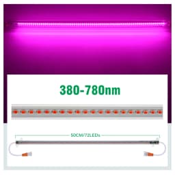 Grow Light 220V Full Spectrum LED Bar Light for Plants 50cm Phyto Lamp for Plant Veg Flowers Greenhouse Tent 4000K 380-780nm