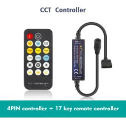 Mini Wireless RGB Controller LED Strip RF Remote Control for 4 5 6 Pins RGB RGBW RGBWW CCT RGB+CCT LED Tape Light DC5-24V Dimmer