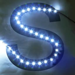 5m 12V 24V S Shape LED Strip LED Flexible Tape 5050 RGB Warm White 60LED/m Bending Channel Letter S Type Letter 8mm PCB