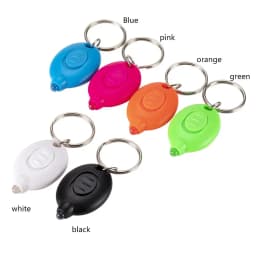 Led Keychain Light Mini Multicolored Cool Popular White Light Child Schoolbag Backpack Stairs Emergency Lighting Flashlight Lamp