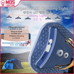 MOSLIGHTING Rechargeable Camping Strong Light Magnet Zoom Torch Tent lantern working maintenance lighting 80W Outdoors LED USB