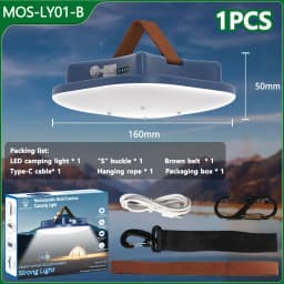 MOSLIGHTING Rechargeable Camping Strong Light Magnet Zoom Torch Tent lantern working maintenance lighting 80W Outdoors LED USB