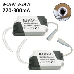LED Driver AC 110V 220V to DC 12V DC 24V 8-18W 8-24W Lighting Transformer Ceilling Lamp LED Strip Power Supply Adapter 280mA