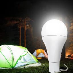 LED Solar Bulb Light Waterproof Outdoor 5V USB Charged Hanging Emergency Sunlight Powered Lamp Portable Powerful Indoor House
