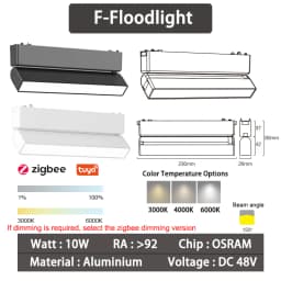 Ultra Thin Rail Smart Tuya Zigbee Dimmable Ceiling Surface Mount Magnetie Track Light Modern Magnet Flood Grille Spot LED Lamp