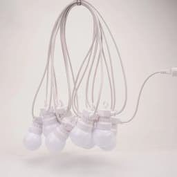23M Patio String Light Bulbs G50 Milky Outdoor Camp Waterproof IP44 Lamp Christmas Garland Bulbs Garden Wedding Party LED Lights