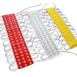 20pcs DC12V 24V 2835 3LED Module Injection Waterproof IP67 Decorative 2835 Strip Bar Light Lamp White Red Green Blue Yellow Pink