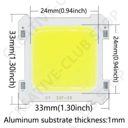 LED COB CHIP for USB Portable Mini Keychain Camping Light Pocket Flashlight Outdoor White Light DC3-4V 5-15W 500-1500lm 10pcs