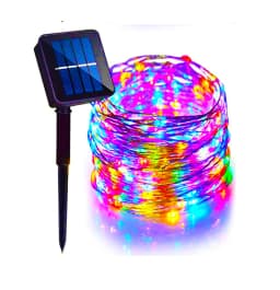 4Pack 400 LED Solar Light Outdoor Lamp String Lights For Holiday Christmas Party Waterproof Fairy Lights Garden Garland Copper