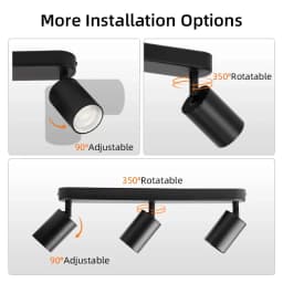 GU10 Spot Led Track Light Fixture 110V 220V Ceiling Spot Lighting Indoor for Living Room Decor Ceiling Chandelier Led Spotlights