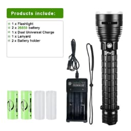 Newest XHP360 Professional Diving Flashlight IPX8 Underwater Lamp High Power LED Flashlights Powerful Scuba Diving Torch Lantern