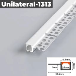 Curved U/YW-Style LED Aluminum Profile Recessed Bendable Aluminum Channel Silicone Diffuser Ceiling Floor Decor Bar Strip Lights