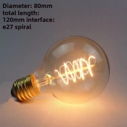 Edison Bulb E27 Warm White 40W 60W ST64 G95 G80 G125 220V Carbon Retro Light Bulb Tungsten Silk Light Bar Window Decoration