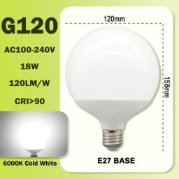 1-6PCS LED Bulb E27 10W 15W 18W AC 220V 127V G80 G95 G120 Energy Saving Global Light Lampada Ampoule LED Lamp Vanity Light Bulbs