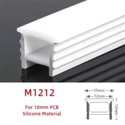 Recessed Black Silicone Tube LED Neon Light Flexible Rope Channel Diffuser WS2811 WS2812B Outdoor Waterproof Ribbon Strip Lights
