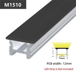 Recessed Black Silicone Tube LED Neon Light Flexible Rope Channel Diffuser WS2811 WS2812B Outdoor Waterproof Ribbon Strip Lights