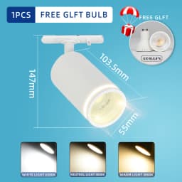 Led Track Light 85-265V COB Ceiling Track Lamp Rail Lighting System Set Rails Spot For Clothing Shop Living Room Store Home