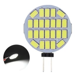 G4 LED Round Range Hood Bulb 12V SMD5370 24 Led Boat Light White / Warm White Bulb Lamp Replace Halogen Lamp High Brightness