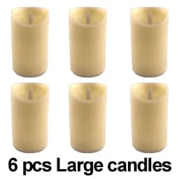 Moving Wick LED Candle Glowing Dancing Flame Candles Kid & Pet Safe Decoration Wholesale Electric Candle for Wedding Party Decor