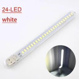 1PC Portable Mini 3/8/10/20/24 LED 5V USB DC Warm White Lamp Book Reading FLashlight Night Light Lighting for Lighting Computer