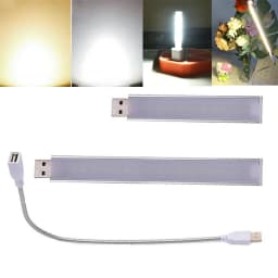1PC Portable Mini 3/8/10/20/24 LED 5V USB DC Warm White Lamp Book Reading FLashlight Night Light Lighting for Lighting Computer
