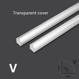 Aluminum Profile Channel Holder for LED Strip Light Bar, Cabinet Lamp, Kitchen Closet, Aluminum Corner, 1-30Pcs per Lot