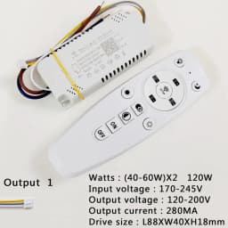 APP Control LED Driver 2.4G Remote Intelligent LED Transformer 12-24W 40W 80W 120W 360W For Dimmable Color-changeable Chandelier