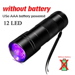 USB Rechargeable Mini 365nm UV Flashlight 3W Ultraviolet Torch Pets Urine Cat Tinea Money Ore Scorpion Detection Flashlights