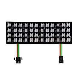 1-10Pcs WS2812B RGB Flexible 4X12 8X8 16x16 8x32 Pixel Led Panel Matrix Screen Module WS2812 Individually Addressable IC DC5V