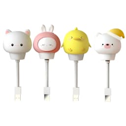 GGbingo Night Light USB/Remote Control LED Cute Cartoon Night Lamp Bear Kitten Light for Kid Bedroom Decor Bedside Lamp