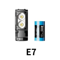 WUBEN E7 Best Rechargeable Headlamp 1800 lumens Include One 26650 Battery