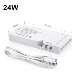 110-250V AC to DC12V 6/10x Dupont Port Lighting Transformer Power Supply Adapter Closet Cabinet LED Strip Driver 36W 60W 100W