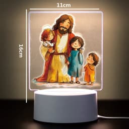 Religion 3D Night Light For Home Room Decoration Nightlight Usb Atmosphere Table Lamp