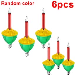Christmas Bubble Light Bulbs Traditional Christmas Bubble Lights 3pcs Replacement Bulbs Red Blue Classic Christmas Lights Bulbs