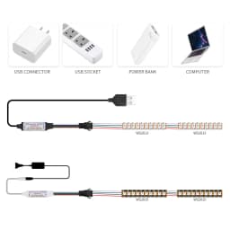 WS2813 WS2815 Led Pixels Strip Light Controller 14/21Keys RF 17Keys Music MINI Led Tape Remote Controller USB5V/DC5-24V