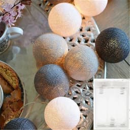 10/20/40 LED Cotton USB Balls String Christmas Fairy Lights Novelty Lamp Chain for Home Outdoor Garland Wedding Party Decoration