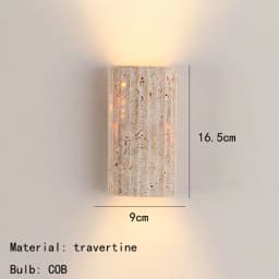 Three-dimensional Natural Stone Wall Light Outdoor 3000K For Living Room Bedroom Stairs Corridor Indoor Art Deco