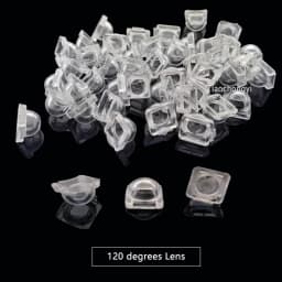 100PCS 5050 LED Lens 30 60 90 120 140 180 Degree Convex Optical Lens For 5050 SMD WS2812 WS2811 SK6812 RGB LED Strip Light