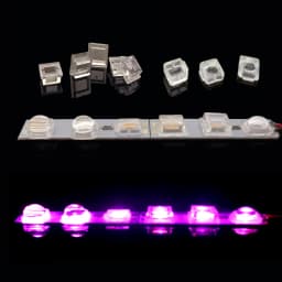 100PCS 5050 LED Lens 30 60 90 120 140 180 Degree Convex Optical Lens For 5050 SMD WS2812 WS2811 SK6812 RGB LED Strip Light