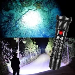Professional Spearfishing Hunting Scuba XHP199 LED Dive Light 9900 Lumens Diving Flashlight 26650 Torch Underwater Flashlight