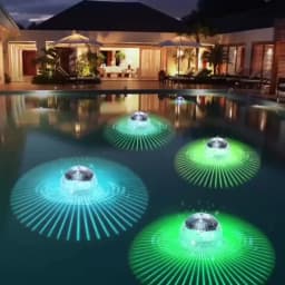 Led Solar Floating Lamp Swimming Pool Ball Solar Panel Powered Pond Drift Waterproof Glow Show Disco Color Changing Light