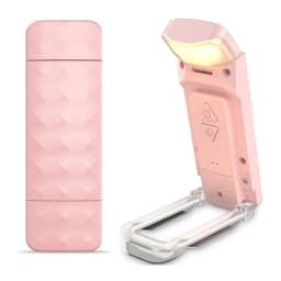 Rechargeable Reading Light with 3 Color & 5 Brightness, Adjustable Angles Portable Book Lamp for Bed,30 Mins Timer for Kids Room