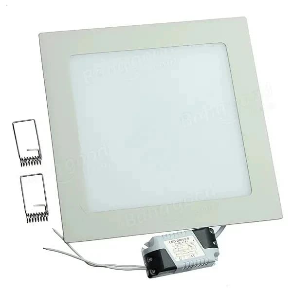 Ultra Thin Design Dimmable 3W 6W 9W12W 15W 25W LED Ceiling Recessed Grid Downlight Square LED Panel Light Free Shipping