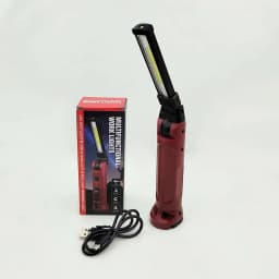COB Work Light 180° Folding Flashlight USB Rechargeable Portable Camping Emergency Repair Spotlight With Hanging Hook Magnetic