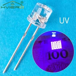 10/100X Min F5 5mm Flat Top White Pink Yellow Blue Wide Angle Light Diode Water Clear LED Bead Ultra Bright Bulb Emitting Lamp