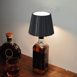 Wine Bottle LED Wireless Table Lamp 3-color Infinitely Dimmable USB Rechargeable Dining Table Lights Beverage Lamp Top touch
