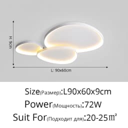 Living Room Lamp LED Chandeliers for Bedroom Simple Indoor Lighting Light Fixture Kitchen Lustre Lamps Whole Home Lighting Dero