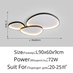 Living Room Lamp LED Chandeliers for Bedroom Simple Indoor Lighting Light Fixture Kitchen Lustre Lamps Whole Home Lighting Dero